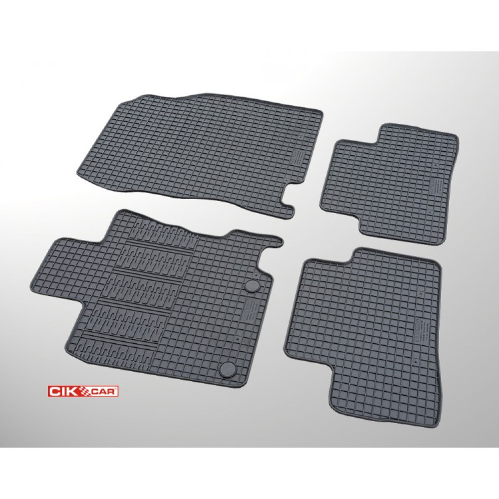 Car rubber floor mats black RENAULT KADJAR (2015-...) C-CAR