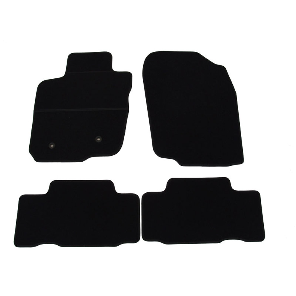 Car textile mats black TOYOTA RAV4 (2006-2013) ELEGANT
