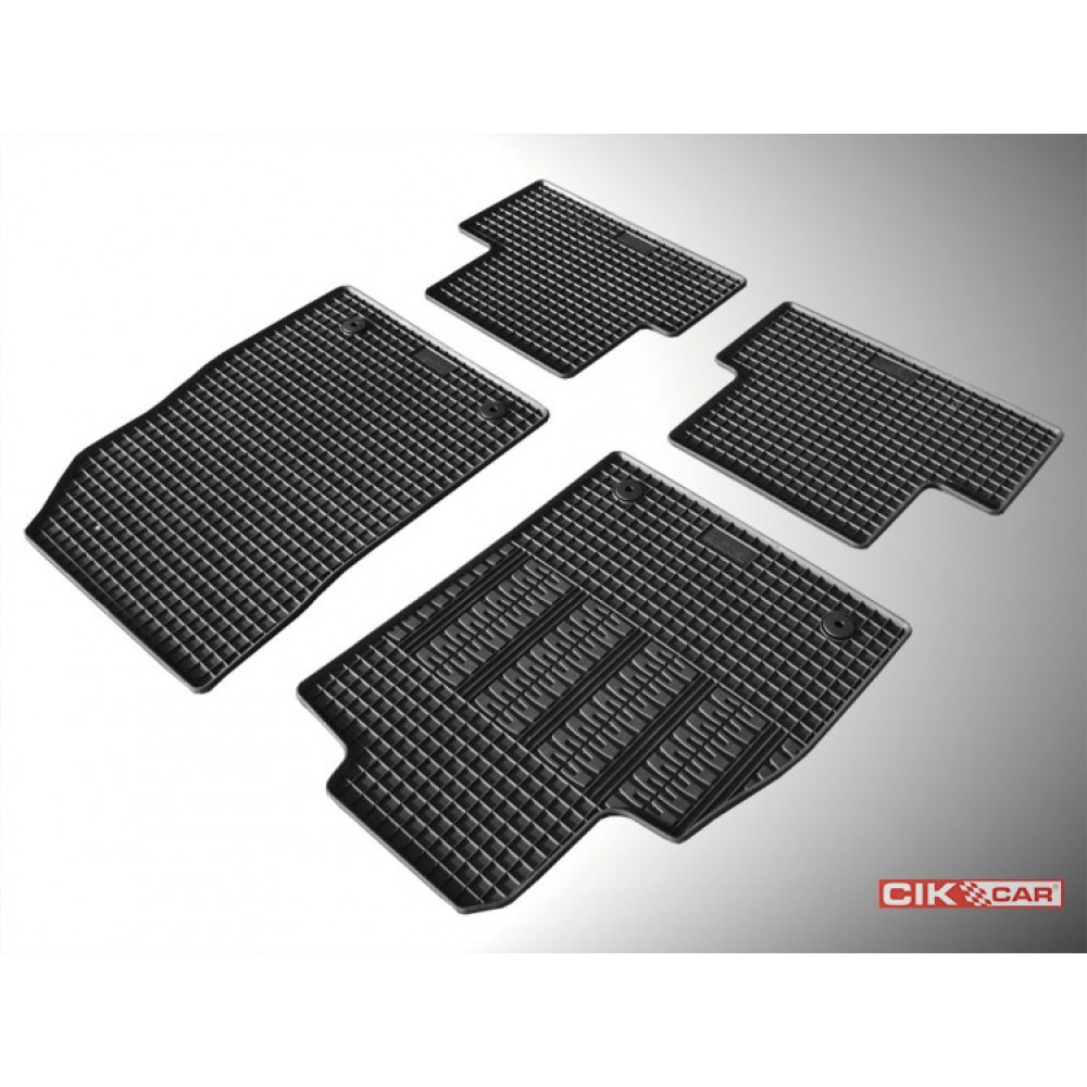 Car rubber floor mats black  CHEVROLET CRUZE (2009-...) C-CAR