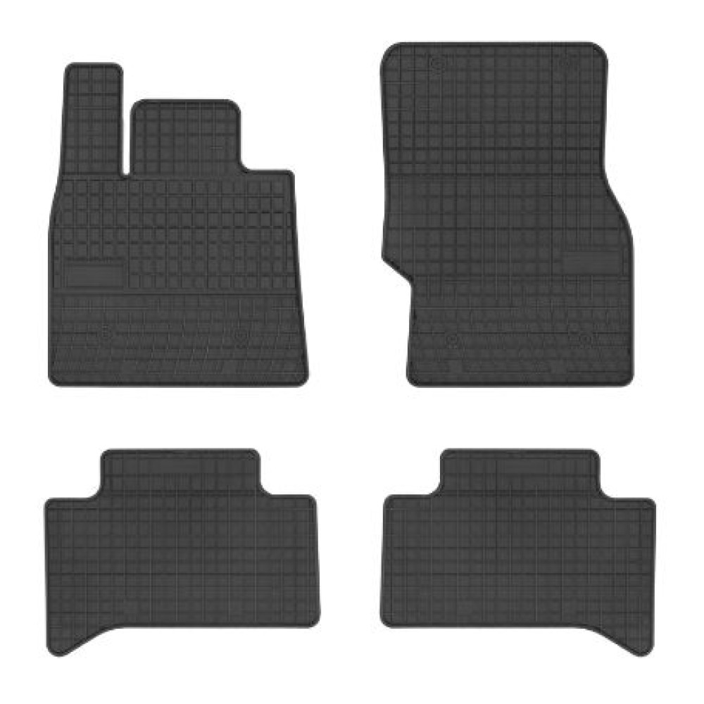 Car rubber floor mats black ALFA ROMEO STELVIO (2016-...) NEGRO