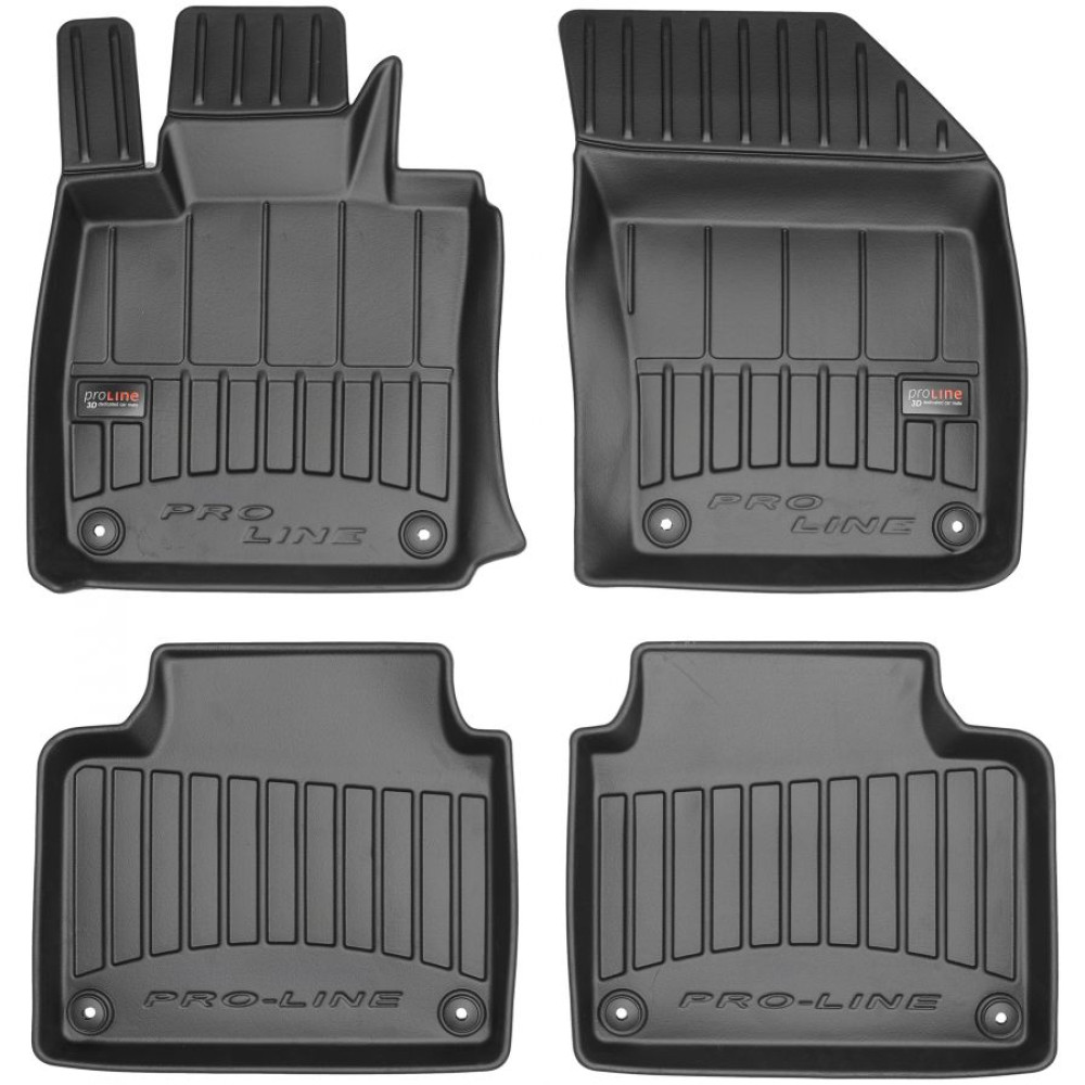Car rubber floor mats black VOLVO S90/V90 (2016-...) 3D FROGUM