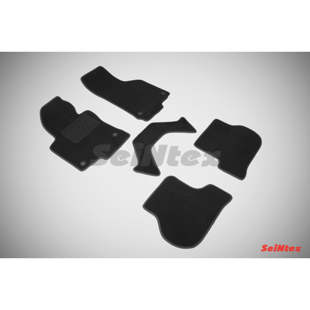 Car textile mats black SEINTEX *TFT* VW GOLF VI (2008-2012)