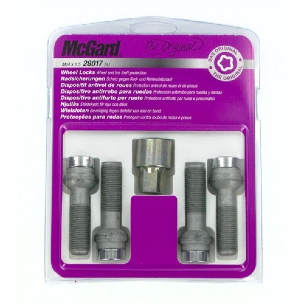 Locking wheel bolt 14x1.5x45mm spherical (MCGARD) 28017SU