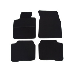 Alfombrillas textiles negras para coche MAZDA 323F (1994-1998) ECONÓMICAS