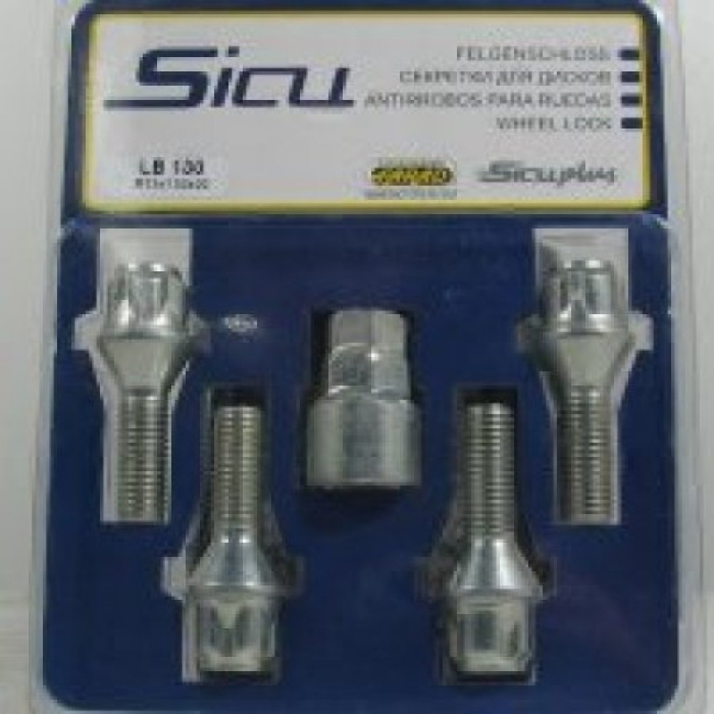 Locking wheel bolt 14x1.5x36mm spherical (FARAD SICU) LB536R13