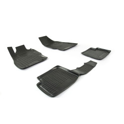 Car rubber floor mats black NOVLINE OPEL CORSA E (2014-...)