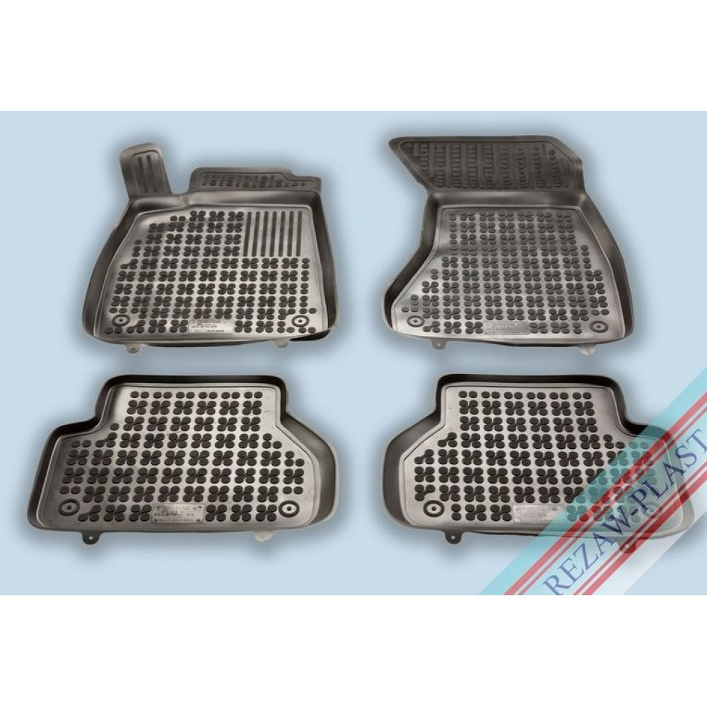 Car rubber floor mats black  AUDI A4 (B9) / A5 Sportback (B9) (2016-...) 200319