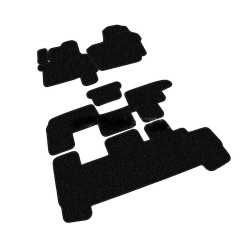 Car textile mats black RENAULT TRAFIC III (9s.) (2014-...)