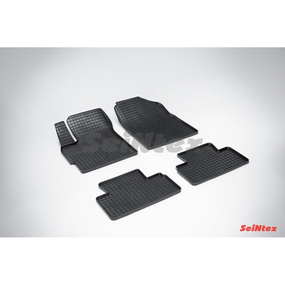 Car rubber floor mats black SEINTEX *STK* MAZDA CX-7 (2006-2009)