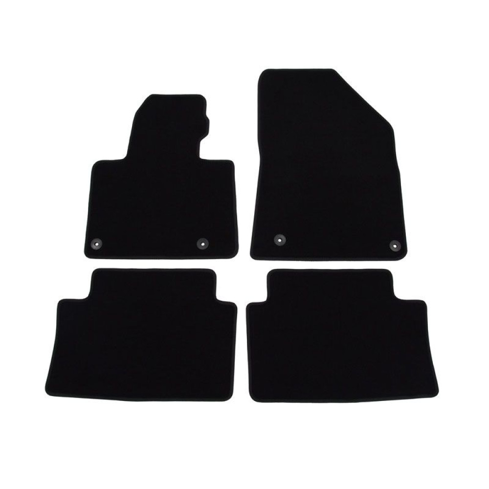 Car textile mats black CITROEN C5 (2008-...) LUXUS