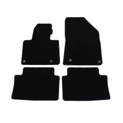 Alfombrillas textiles negras para coche CITROEN C5 (2008-...) LUXUS