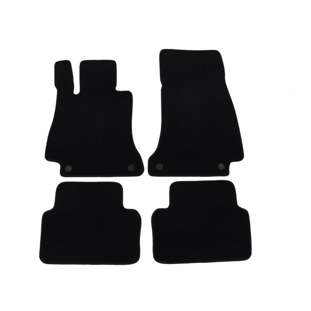Car textile mats black MB E-Class W213 (2016-...) LUXUS