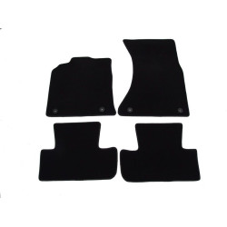 Alfombrillas textiles negras para coche AUDI Q5 (2008-2017) LUXE