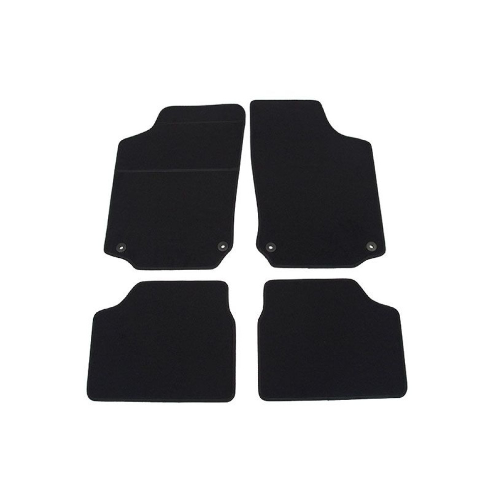 Car textile mats black OPEL CORSA C (2000-2006) ELEGANT