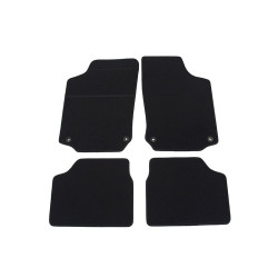 Alfombrillas textiles negras para coche OPEL CORSA C (2000-2006) ELEGANT