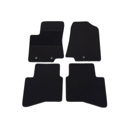 Alfombrillas textiles negras para coche KIA RIO (2011-2017) ELEGANT