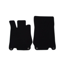 Alfombrillas textiles negras para coche MB Clase SL R230 (2001-2011) LUXUS