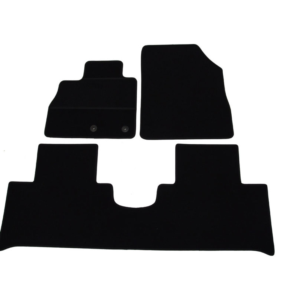 Car textile mats black RENAULT SCENIC IV (2016-...) ELEGANT