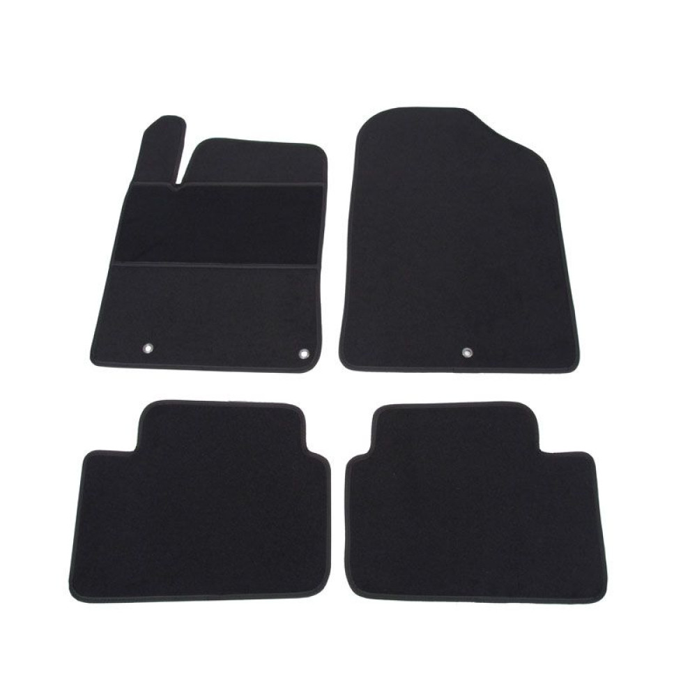 Car textile mats black KIA CEED III (2018-...) ELEGANT