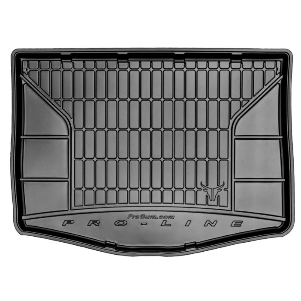 Car rubber trunk mat FORD C-MAX II with spare tire (2010-...) FROGUM