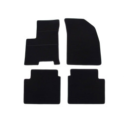 Car textile mats black CHEVROLET KALOS (2002-2011) ECONOMIC