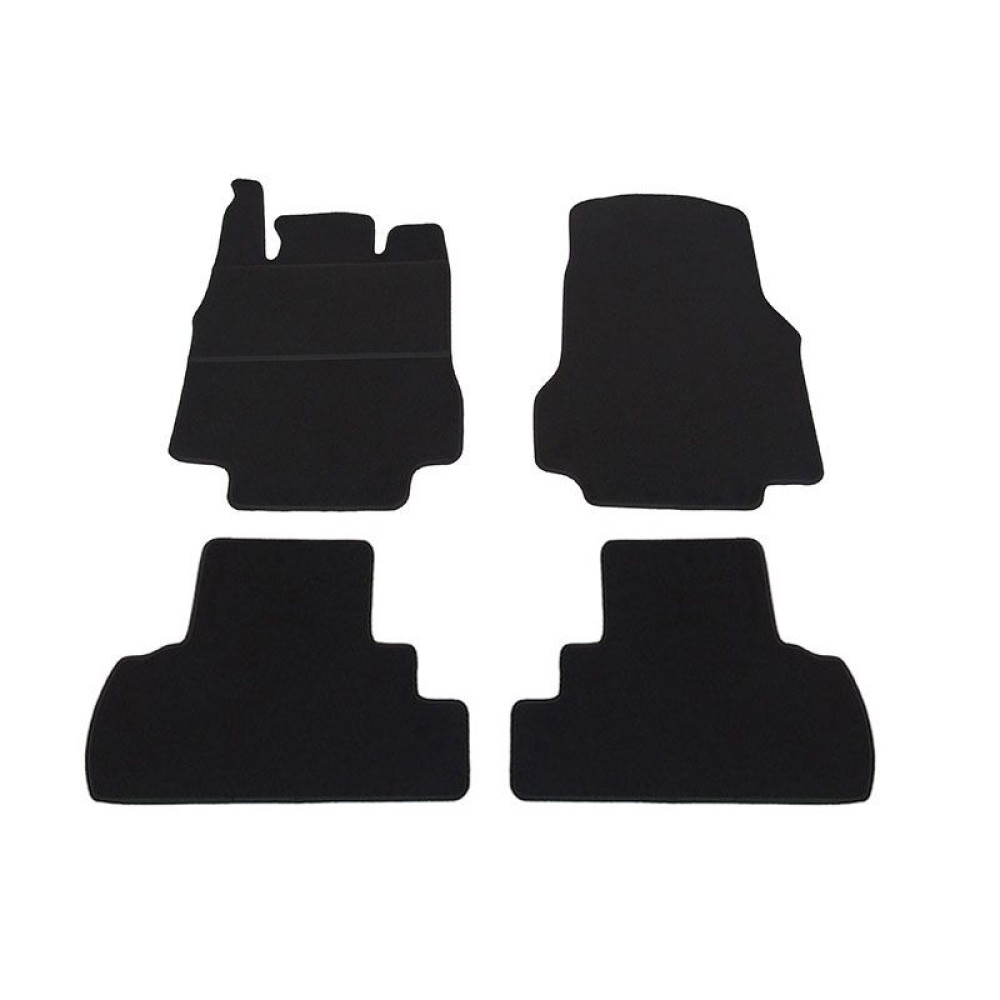 Car textile mats black MB A-class W168 (1997-2004) ECONOMIC (CR)