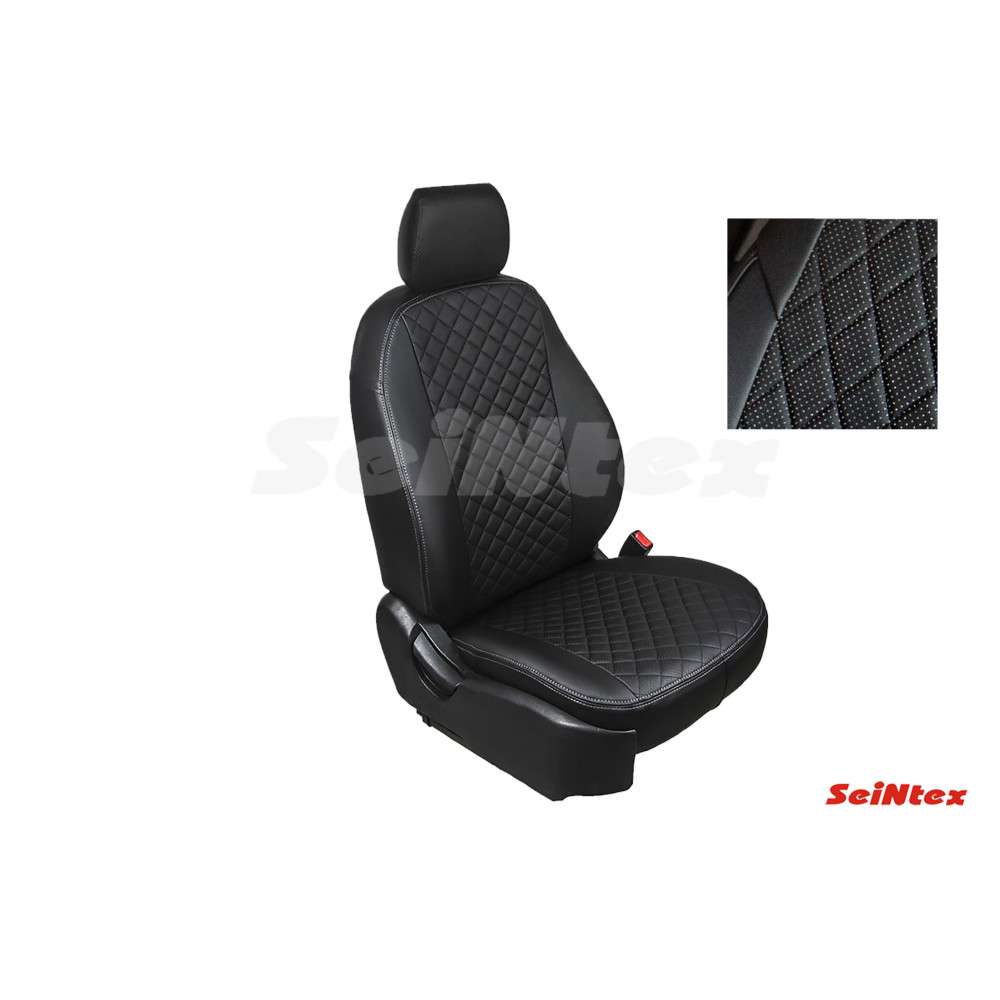 Car seat covers *ECO-LEATHER ROMB* KIA CEED (2007-2012)