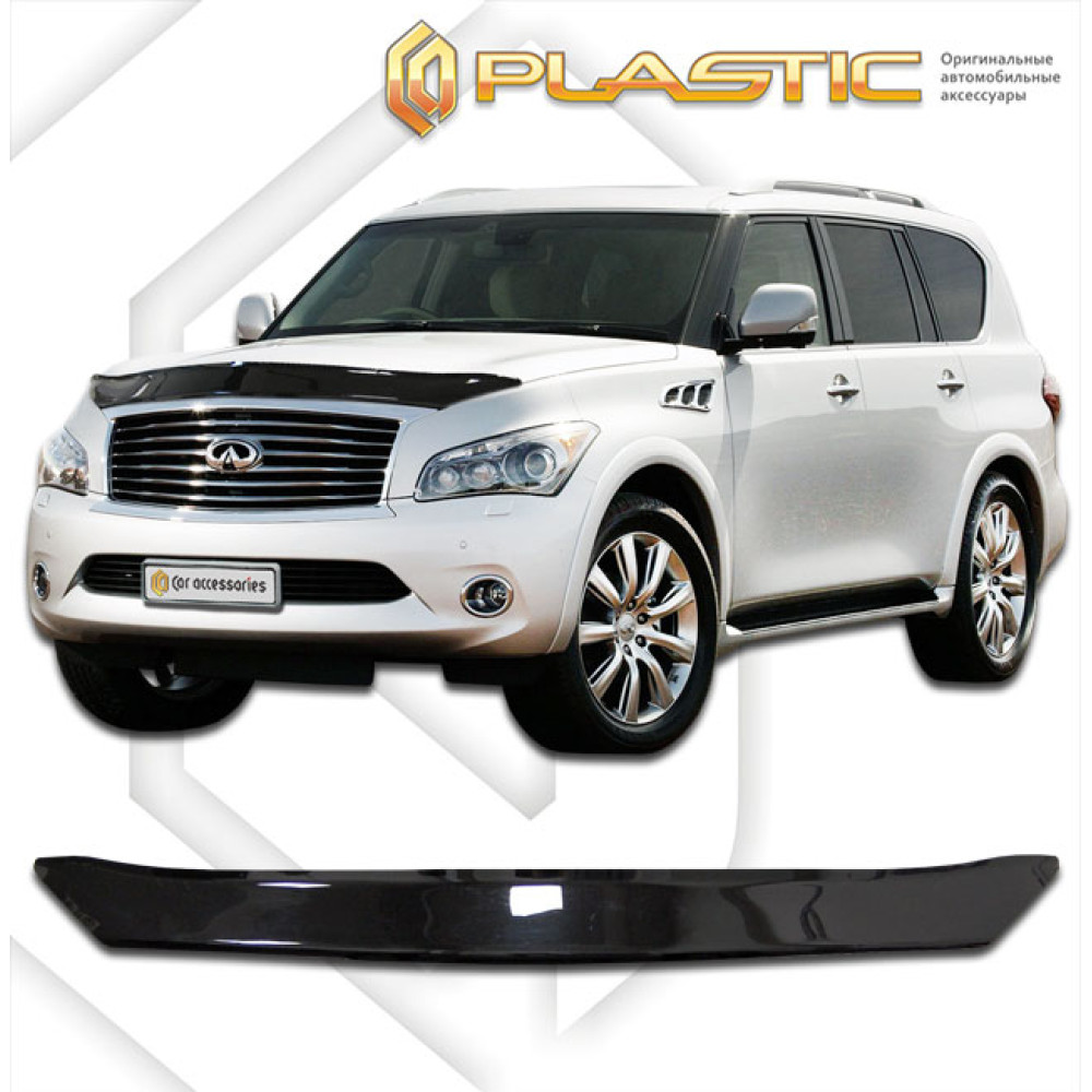 Hood deflector INFINITI QX56 (2010-...) CA-PLASTIC