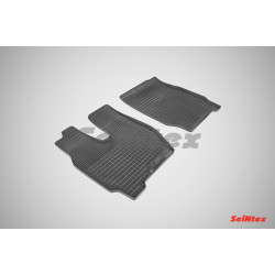 Car rubber floor mats black SEINTEX *STK* IVECO STRALIS (2000-...)