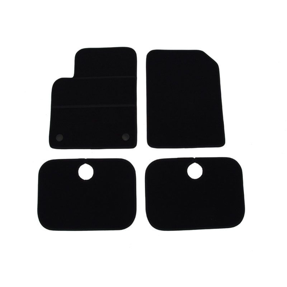 Car textile mats black FIAT FREEMONT (2011-...) ECONOMIC