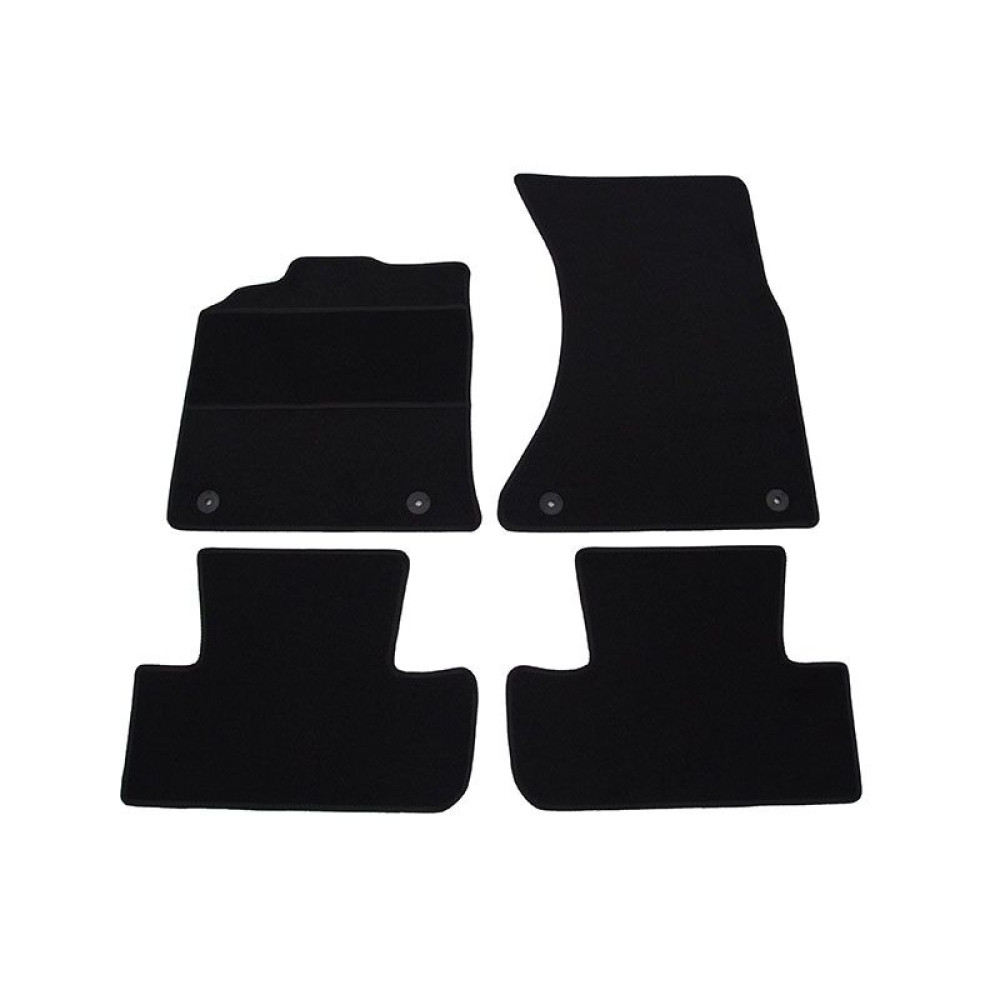 Car textile mats black AUDI Q5 (2008-...) ELEGANT