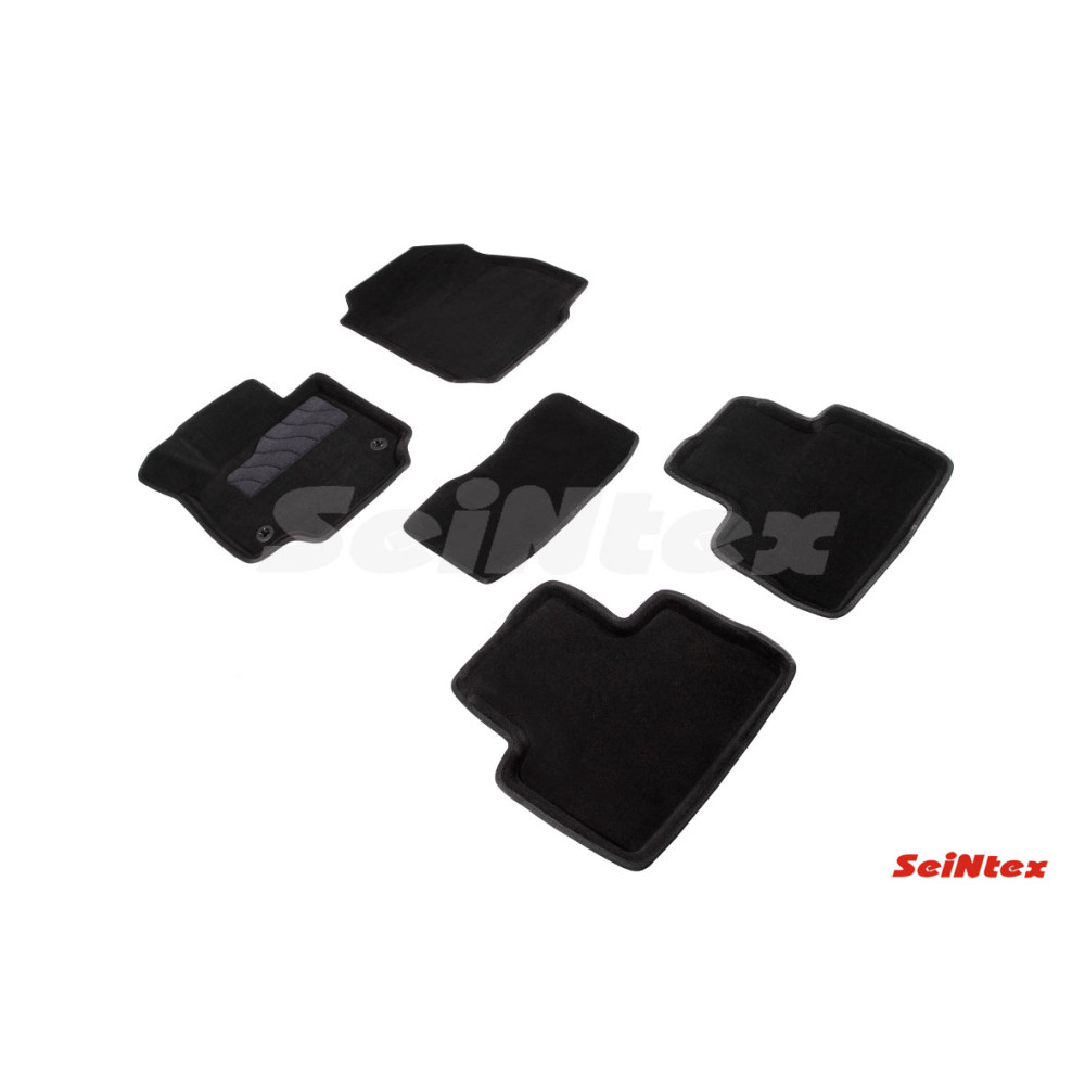 Car textile mats black 3D TOYOTA RAV4 Automat.  (2019-...)