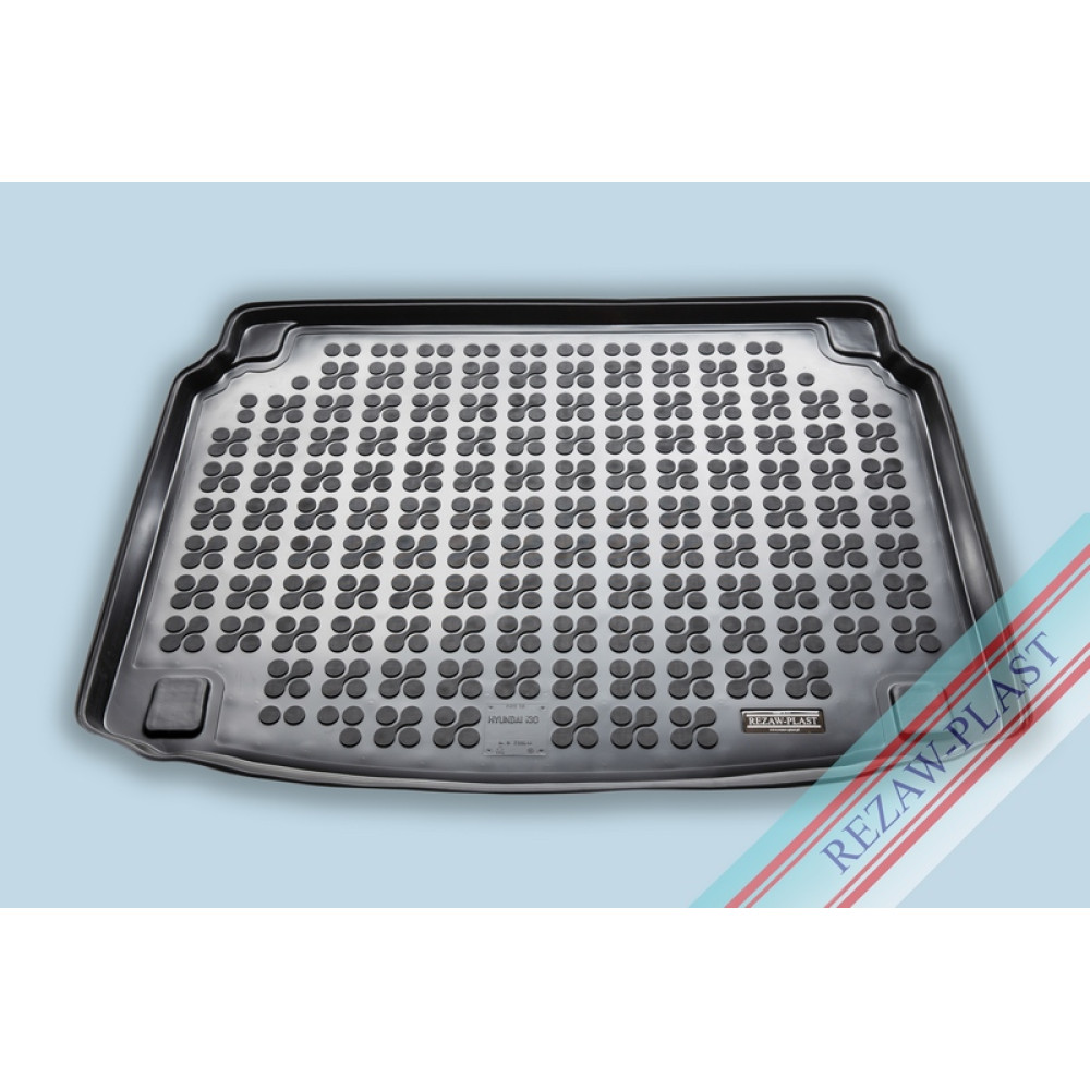 Car rubber trunk mat HYUNDAI I30 III HB lower floor  (2017-...) 230644