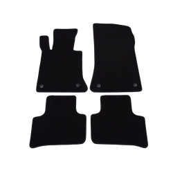Alfombrillas textiles negras para coche MB Clase GLK X204 (2013-2015) LUXUS