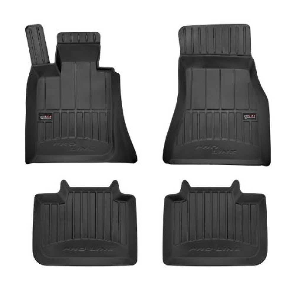 Car rubber floor mats black BMW 6 GT G32 (2017-...) 3D FROGUM