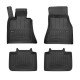 Car rubber floor mats black BMW 6 GT G32 (2017-...) 3D FROGUM