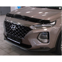 Deflector de capó negro HYUNDAI SANTA FE (2018-...) SIM