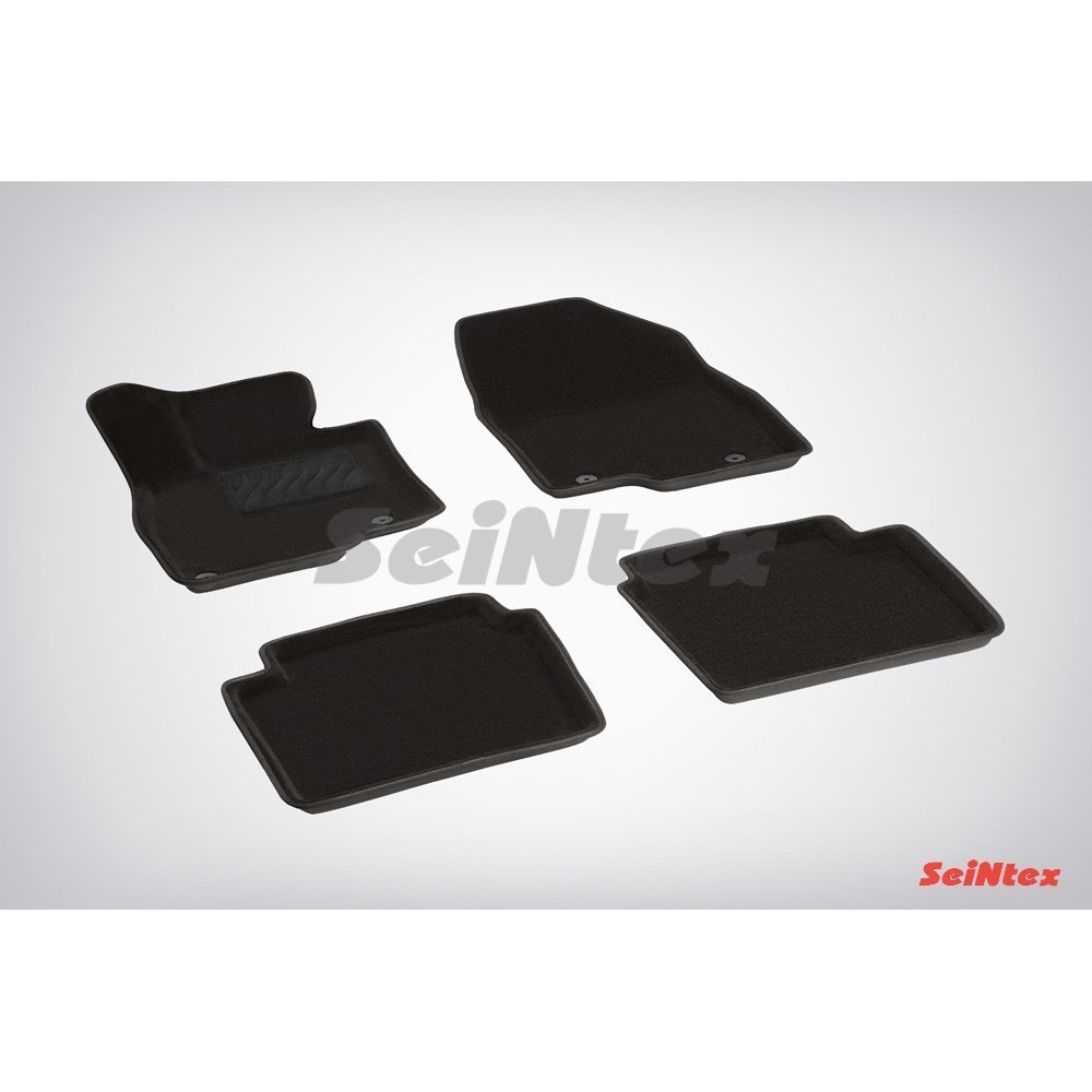 Car textile mats black 3D SEINTEX MAZDA 6 Sedan (2012-...)