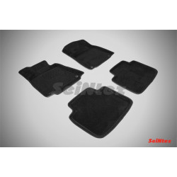 Car textile mats black 3D SEINTEX LEXUS GS (2005-2011)