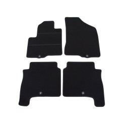 Alfombrillas textiles negras para coche HYUNDAI SANTA FE II (2006-2010) ELEGANT