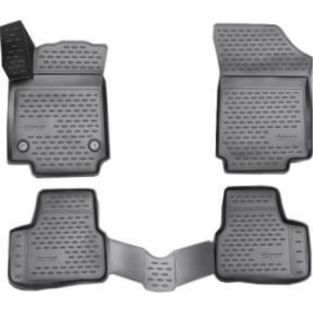Car rubber floor mats black NOVLINE VW UP! (2011-...)