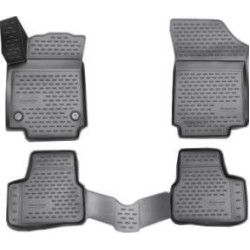 Alfombrillas de goma para coche negras NOVLINE VW UP! (2011-...)