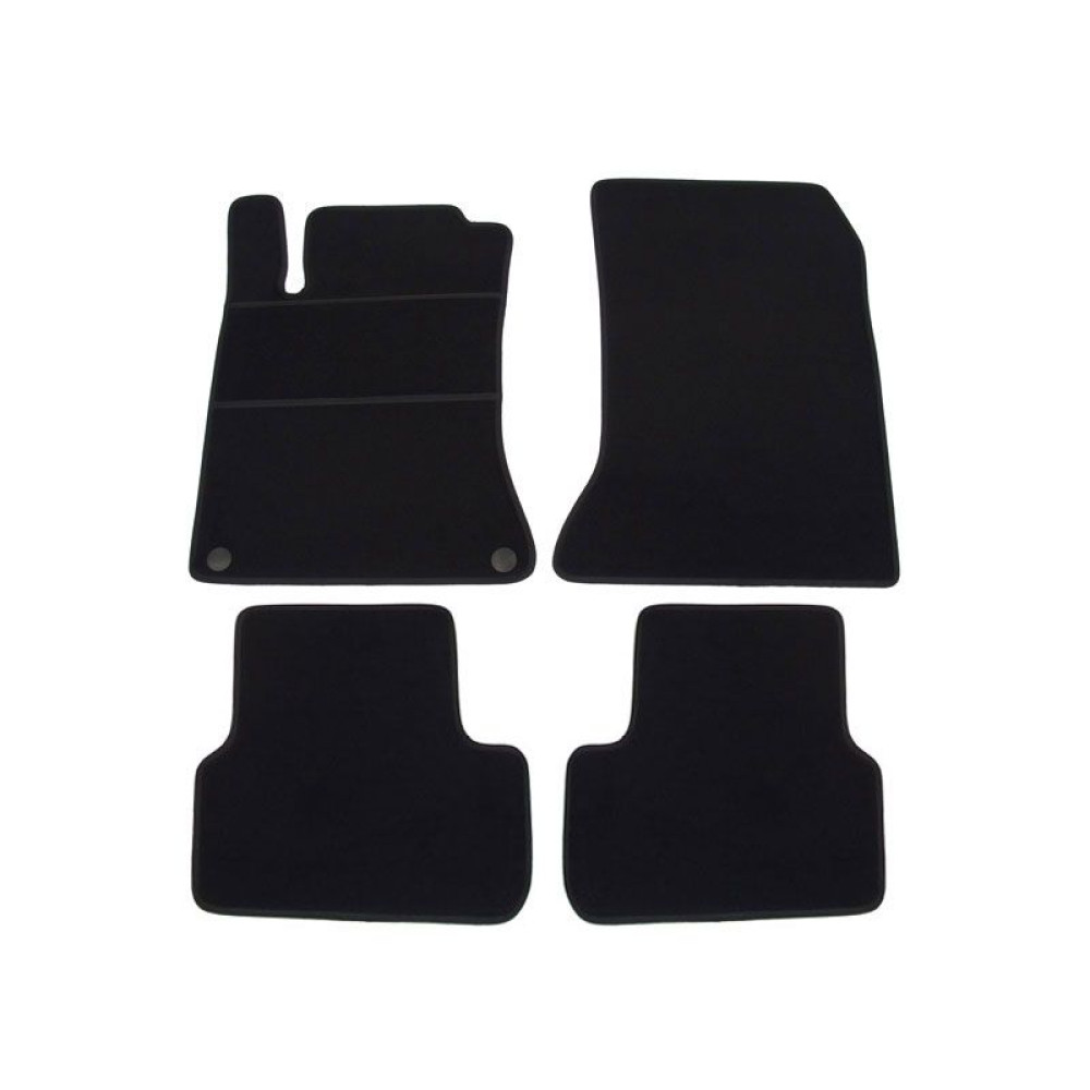 Car textile mats black MB A-class W176 (2012-...) ELEGANT
