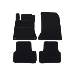 Alfombrillas textiles negras para coche MB Clase A W176 (2012-...) ELEGANT