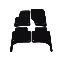 Alfombrillas textiles negras para coche VW TOUAREG I (2002-2010) LUXUS