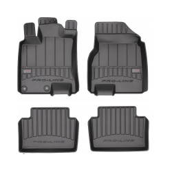 Alfombrillas de goma negras para coche NISSAN QASHQAI I (2007-2014) 3D FROGUM