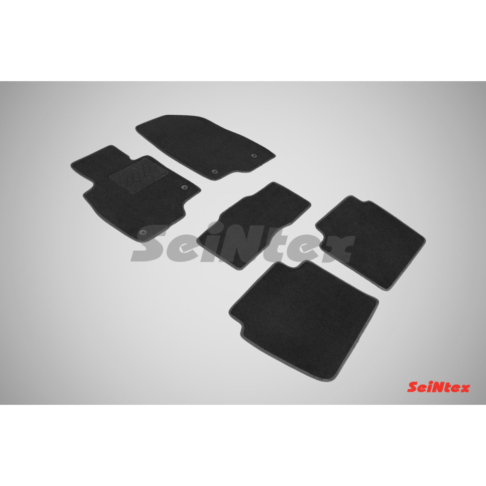 Car textile mats black SEINTEX *TFT* MAZDA 6 Sedan (2013-...)