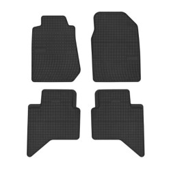 Car rubber floor mats black ISUZU D-MAX (2011-...) NEGRO