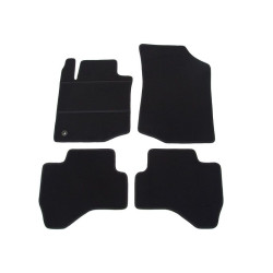 Alfombrillas textiles negras para coche PEUGEOT 107 (2005-2014) ELEGANT