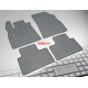 Car rubber floor mats black  RENAULT TALISMAN (2015-...) C-CAR